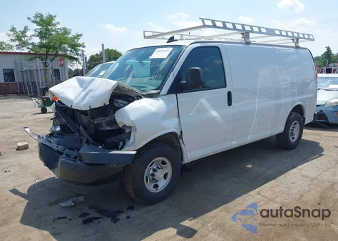 2020 Chevrolet Express Cargo Rwd 2500 Regular Wheelbase Wt из США, поврежденный, VIN 1GCWGAFGXL1195412